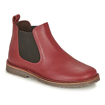 Citrouille et Compagnie HOVETTE boys's Children's Mid Boots in Red