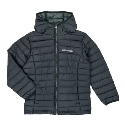 Columbia POWDER LITE HOODED JACKET girls's Children's Jacket in Black