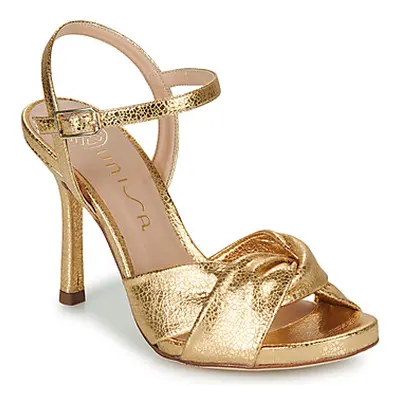 Unisa YUSUF women's Sandals in Gold