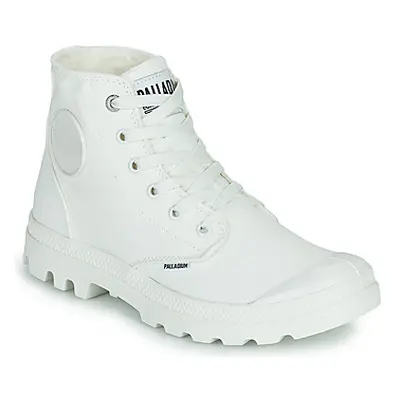 Palladium MONO CHROME women's Shoes (High-top Trainers) in White