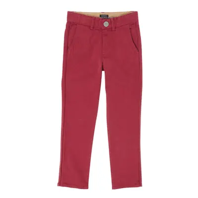 Ikks XR22093J boys's Children's trousers in Red