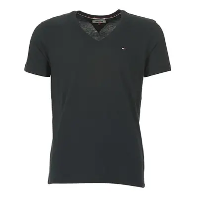 Tommy Jeans MALATO men's T shirt in Black