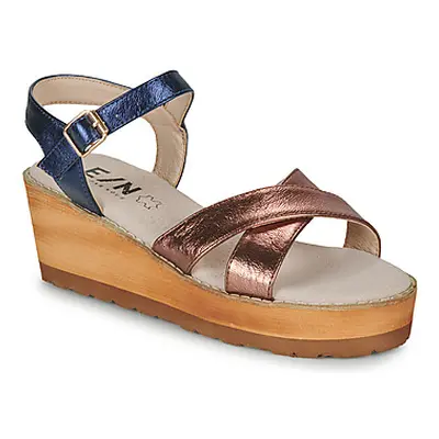 Elue par nous NECAILLER women's Sandals in Brown