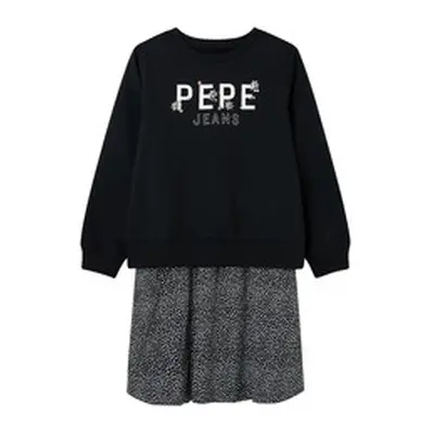 Pepe jeans MELANIA girls's Children's dress in Black