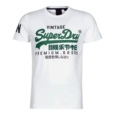 Superdry VL TEE men's T shirt in White