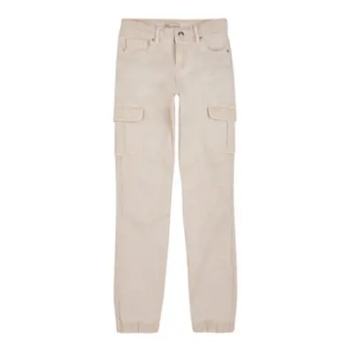 Only KOGMISSOURI REG LIFE CARGO PNT NOOS girls's Trousers in Beige