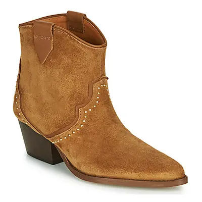 Betty London LOUELLA women's Low Ankle Boots in Brown