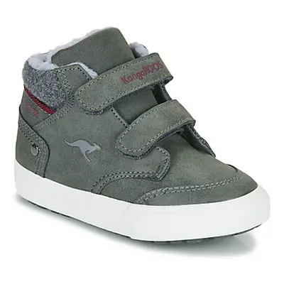 Kangaroos KAVU PRIMO boys's Children's Shoes (High-top Trainers) in Grey