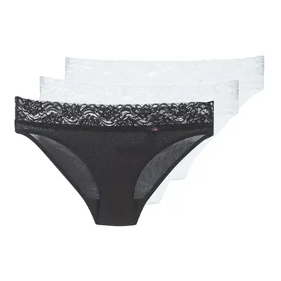 DIM COTON FEMININE X3 women's Knickers/panties in Black