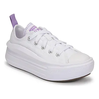 Converse CHUCK TAYLOR ALL STAR MOVE CANVAS OX girls's Children's Shoes (Trainers) in White