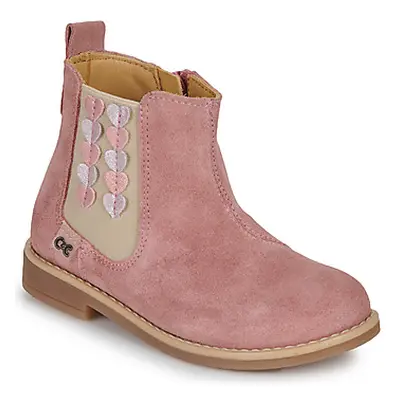 Citrouille et Compagnie EELIA girls's Children's Mid Boots in Pink