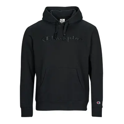 Champion Hooded Sweatshirt men's Sweatshirt in Black