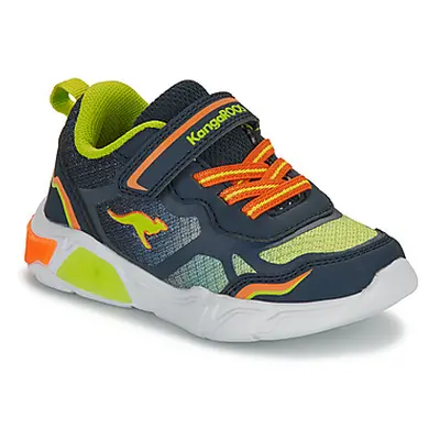 Kangaroos K-SLB Lighto EV boys's Children's Shoes (Trainers) in Blue