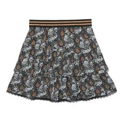 Ikks XR27082 girls's Children's Skirt in Black