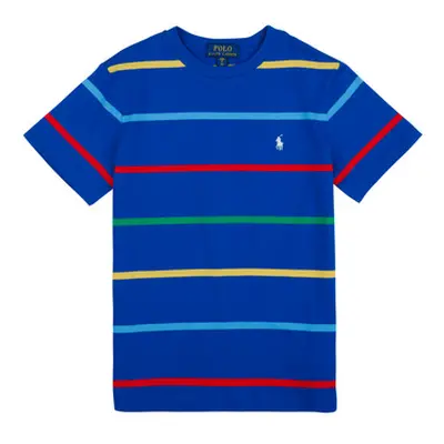 Polo Ralph Lauren SSCNM2-KNIT SHIRTS-T-SHIRT boys's Children's T shirt in Blue