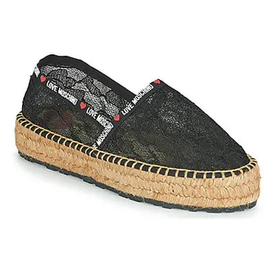 Love Moschino JA10373G1C women's Espadrilles / Casual Shoes in Black