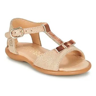 Citrouille et Compagnie GUGULE girls's Children's Sandals in Gold