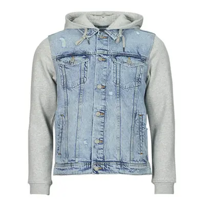 Jack & Jones JJIJEAN JJJACKET W. SWEAT WI 067 men's Denim jacket in Blue