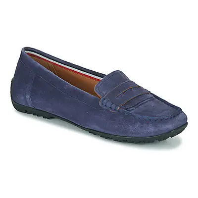 Geox D KOSMOPOLIS + GRIP women's Loafers / Casual Shoes in Marine