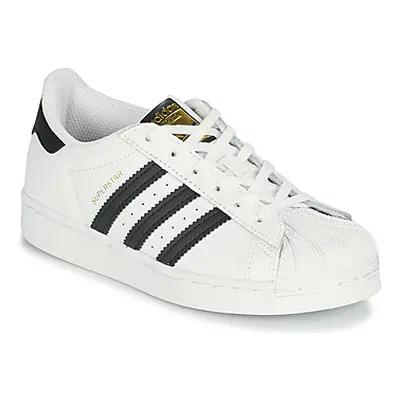 Adidas SUPERSTAR C girls's Children's Shoes (Trainers) in White