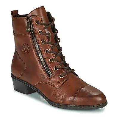 Rieker Y0706-25 women's Low Ankle Boots in Brown