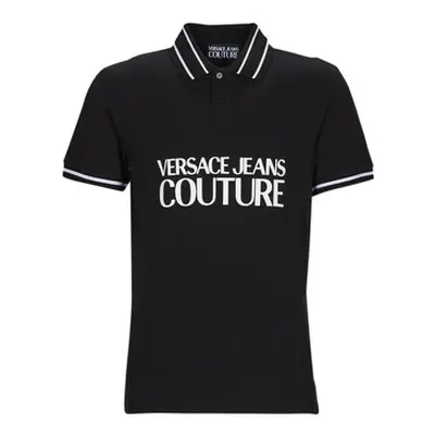 Versace Jeans Couture GAGT03-899 men's Polo shirt in Black