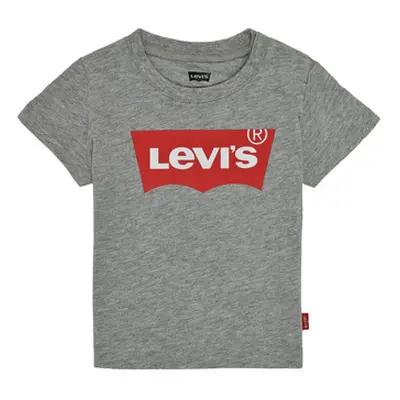 Levis BATWING TEE SS girls's Children's T shirt in Grey