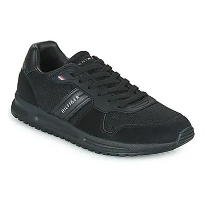 Tommy Hilfiger MODERN CORPORATE MIX RUNNER men's Shoes (Trainers) in Black