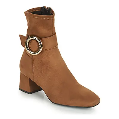 JB Martin ADORABLE women's Low Ankle Boots in Brown