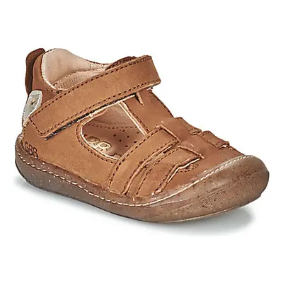 GBB AMALINO girls's Children's Shoes (High-top Trainers) in Brown