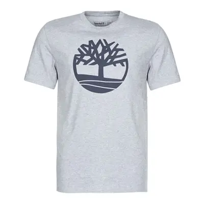 Timberland SS KENNEBEC RIVER BRAND TREE TEE men's T shirt in Grey