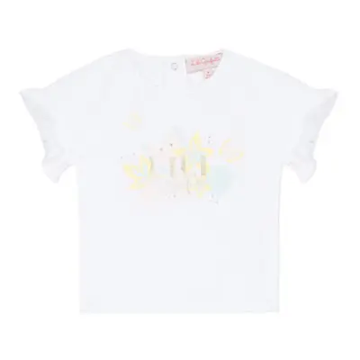 Lili Gaufrette NALIS girls's Children's T shirt in White