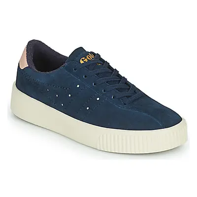 Gola SUPER COURT SUEDE women's Shoes (Trainers) in Blue