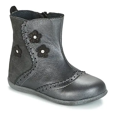 Citrouille et Compagnie HOPETTE girls's Children's Mid Boots in Grey