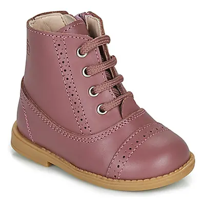 Citrouille et Compagnie PUMBAE girls's Children's Mid Boots in Pink