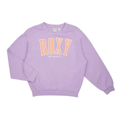 Roxy BUTTERFLY PARADE girls's Children's Sweatshirt in Purple