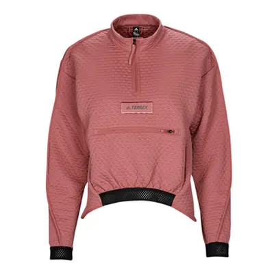 Adidas Utilitas FZ F women's Sweatshirt in Bordeaux