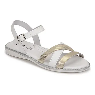 Citrouille et Compagnie IZOEGL girls's Children's Sandals in White