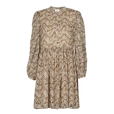 Vila VISUNARA women's Dress in Beige