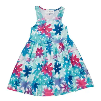 Desigual VEST_INGRID girls's Children's dress in Multicolour