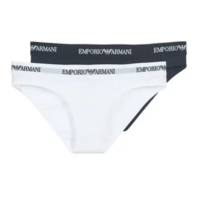 Emporio Armani CC317-PACK DE 2 women's Knickers/panties in Blue