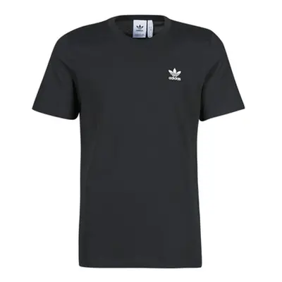 Adidas ESSENTIAL TEE men's T shirt in Black