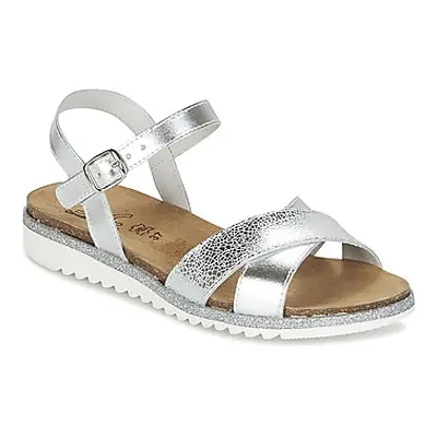 Citrouille et Compagnie GAUFRETTE girls's Children's Sandals in Silver