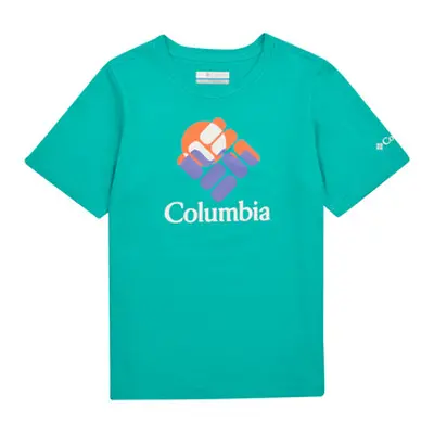 Columbia Valley Creek Short Sleeve Graphic Shirt girls's Children's T shirt in Blue