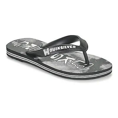 Quiksilver MOLOKAI ACID DROP YOUTH boys's Children's Flip flops / Sandals in Black