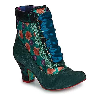 Irregular Choice HELLO THERE women's Low Ankle Boots in Green