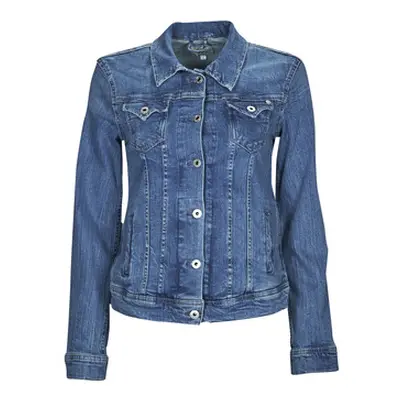 Pepe jeans THRIFT women's Denim jacket in Blue