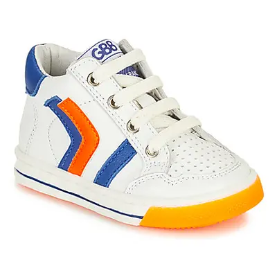 GBB NONNO boys's Children's Shoes (High-top Trainers) in White