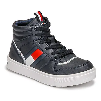 Tommy Hilfiger T3B4-32066-0900800 boys's Children's Shoes (High-top Trainers) in Blue