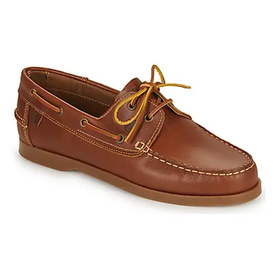 Casual Attitude REVORO men's Boat Shoes in Brown